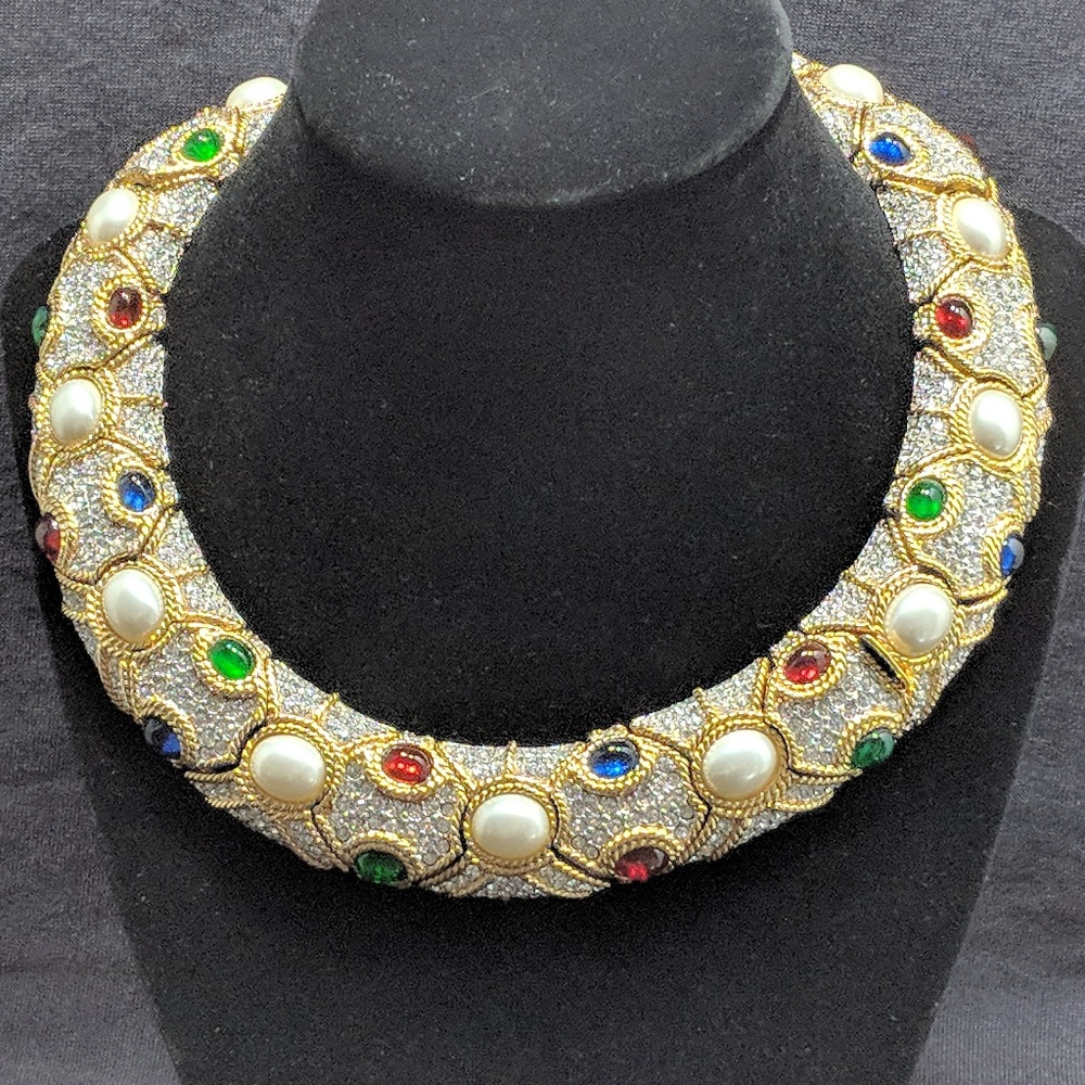 Vintage Ciner Collar Necklace